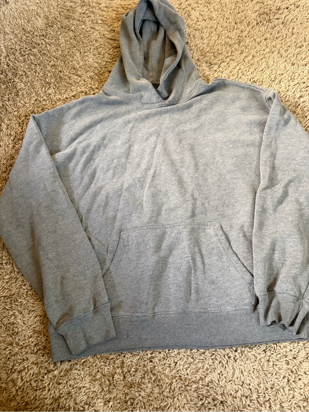 Hollister Light Gray Women's Pullover Hoodie